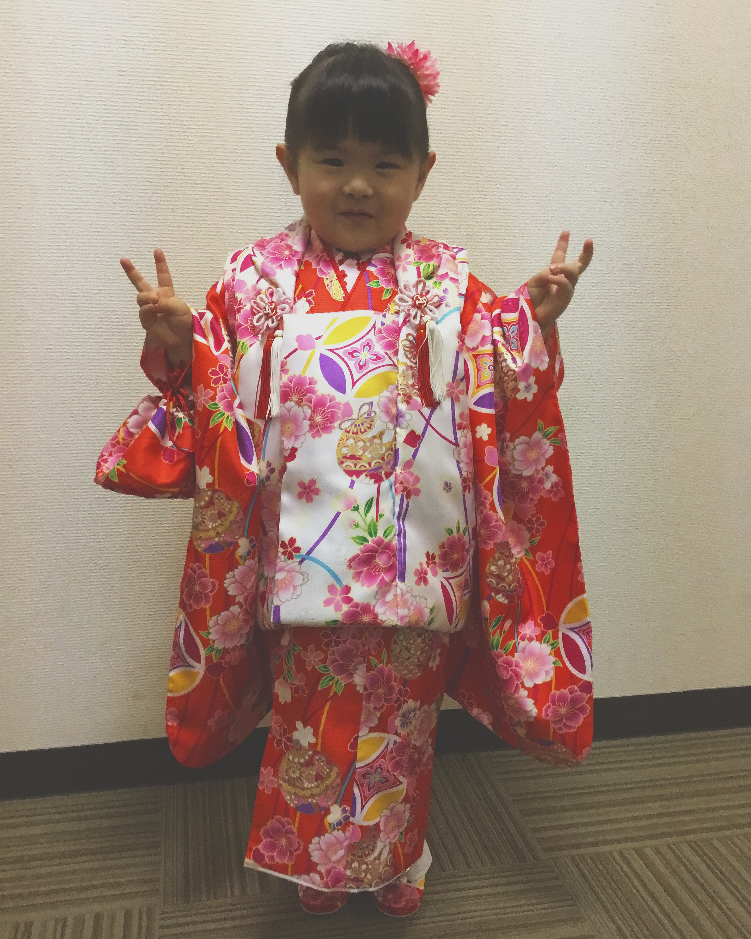 可愛らしい３歳さん