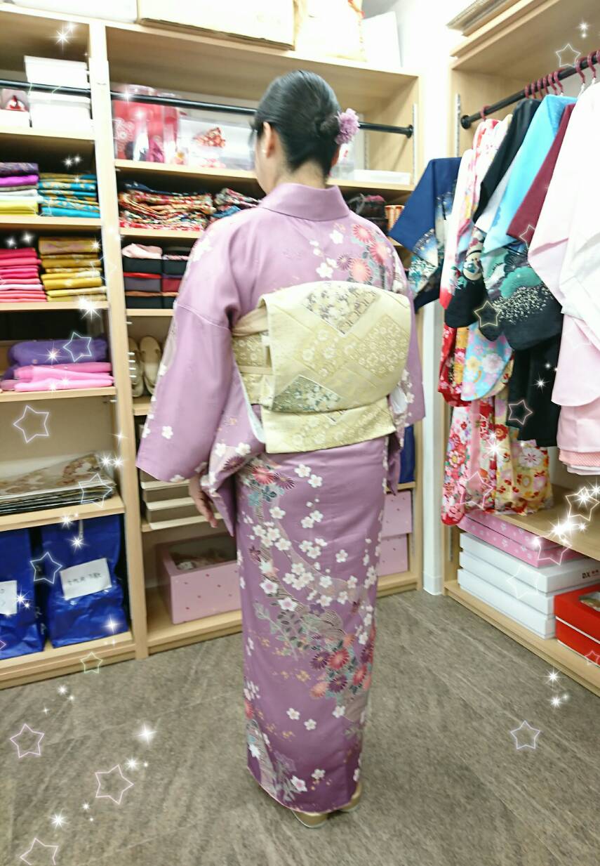 訪問着で結婚式参列♡｜着物レンタルVASARA渋谷店