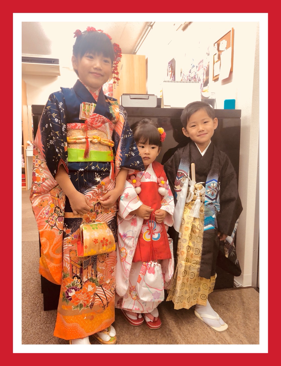 姉弟で七五三☆♪☆｜着物レンタルVASARA渋谷店