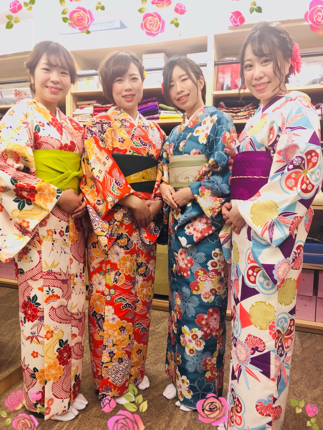 会社の表彰式☆☆｜着物レンタルVASARA渋谷店