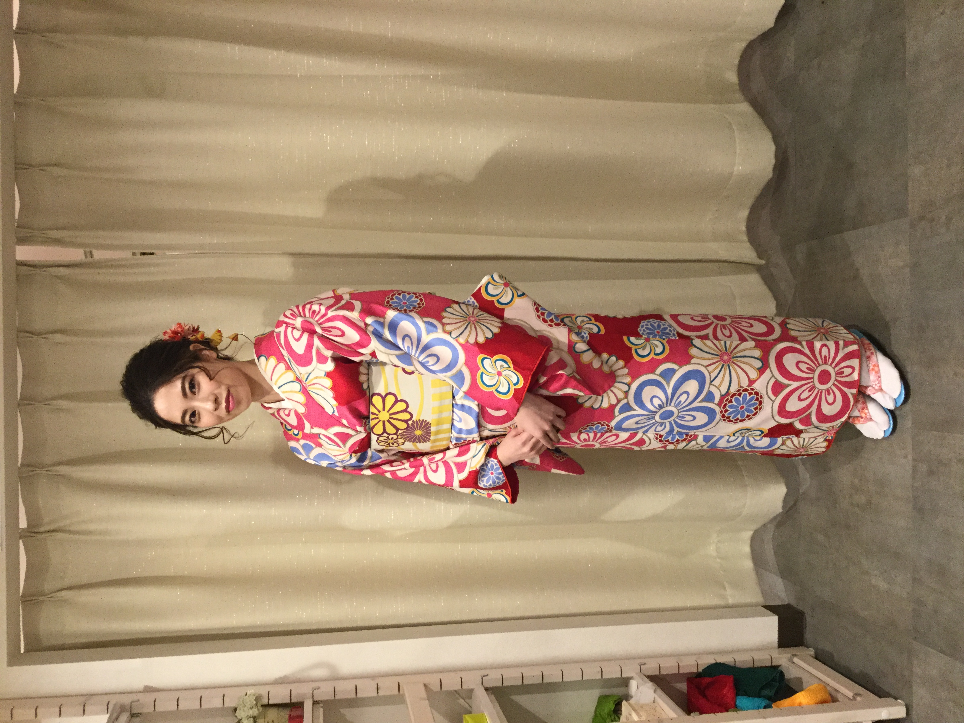 お着物でお出かけ