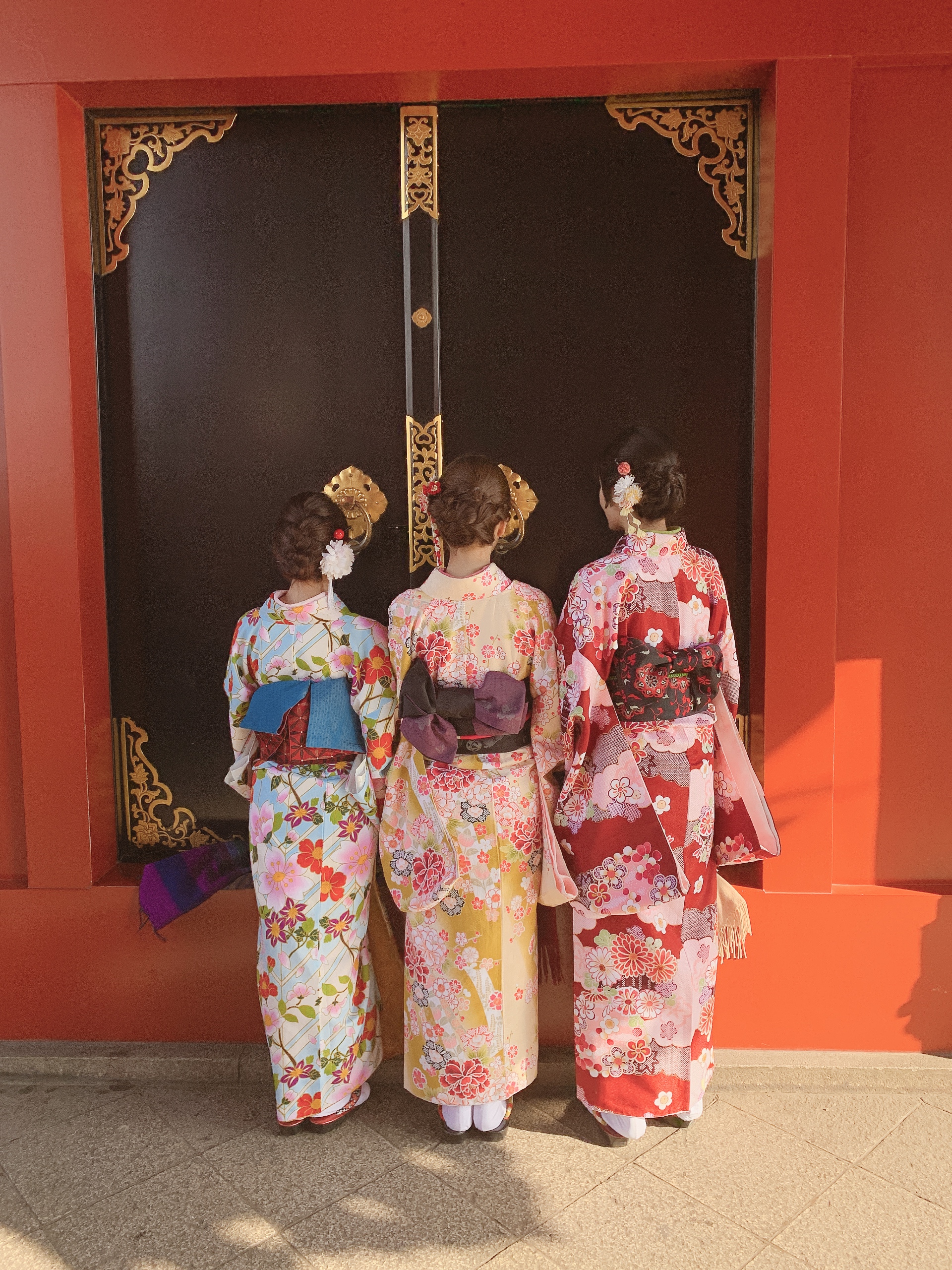 着物で女子会へ(^O^)