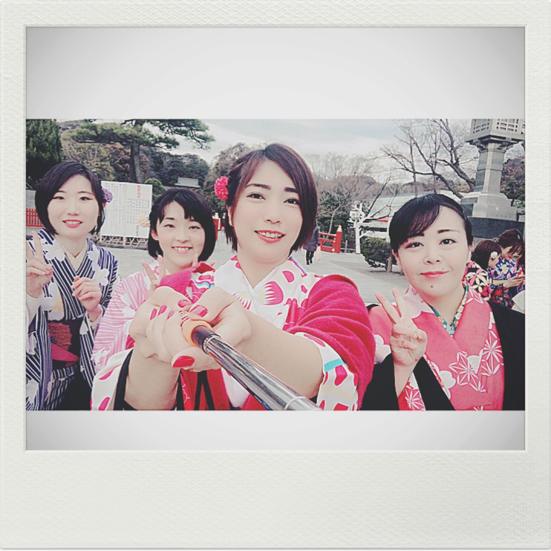 自撮りで可愛く