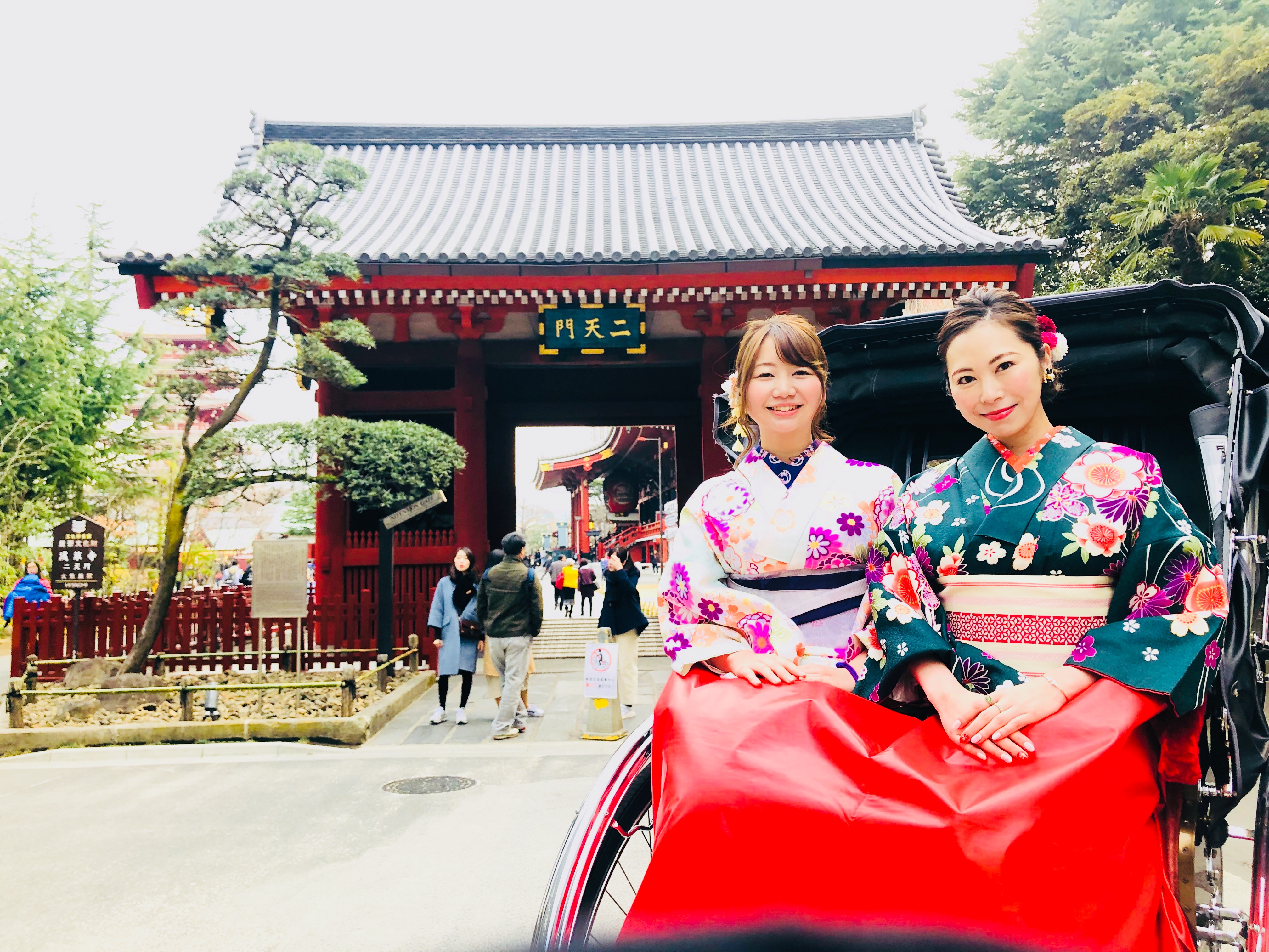 人力車でお出かけ☆