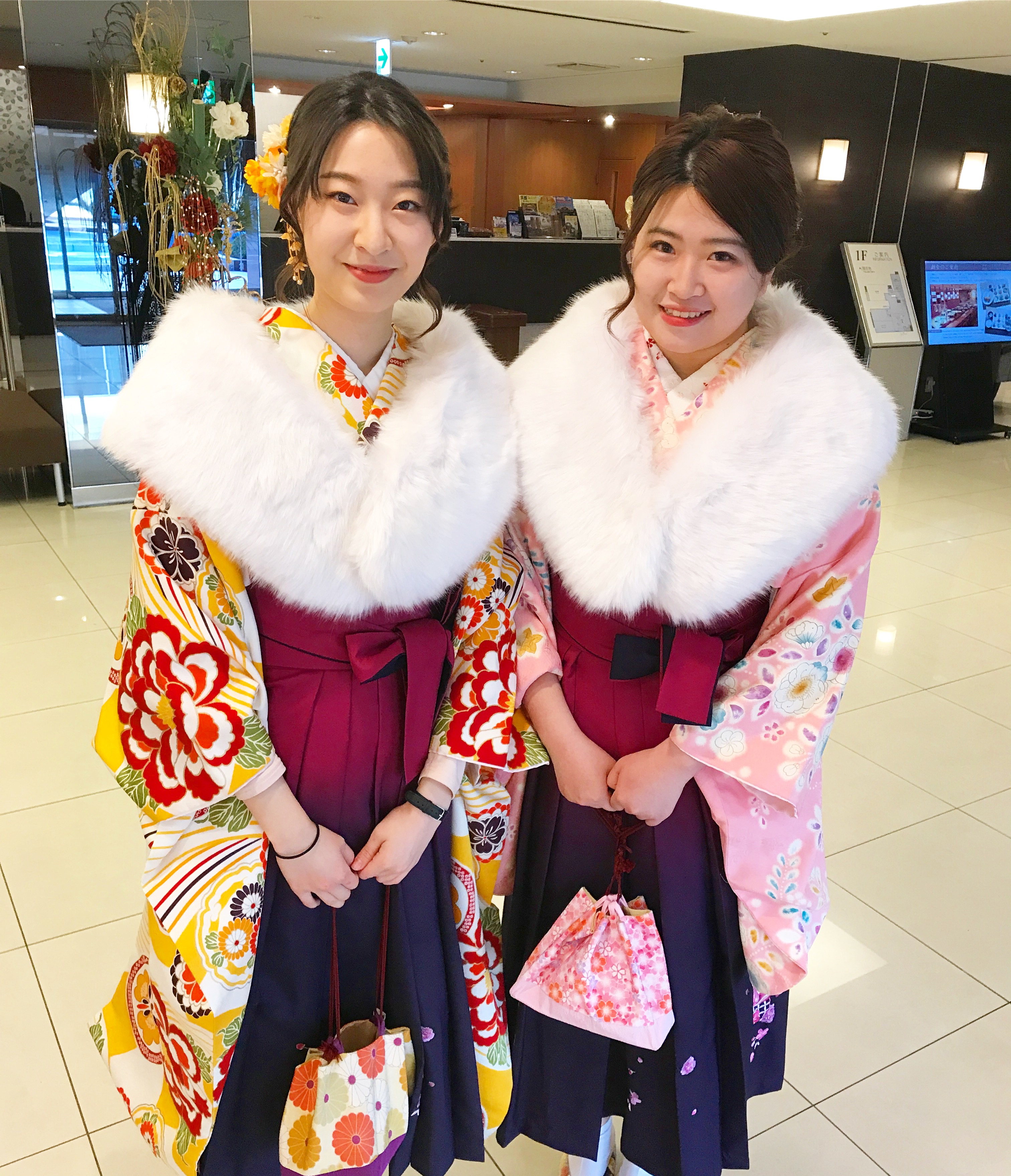 袴と一緒に合わせると…ʚ♡ɞ