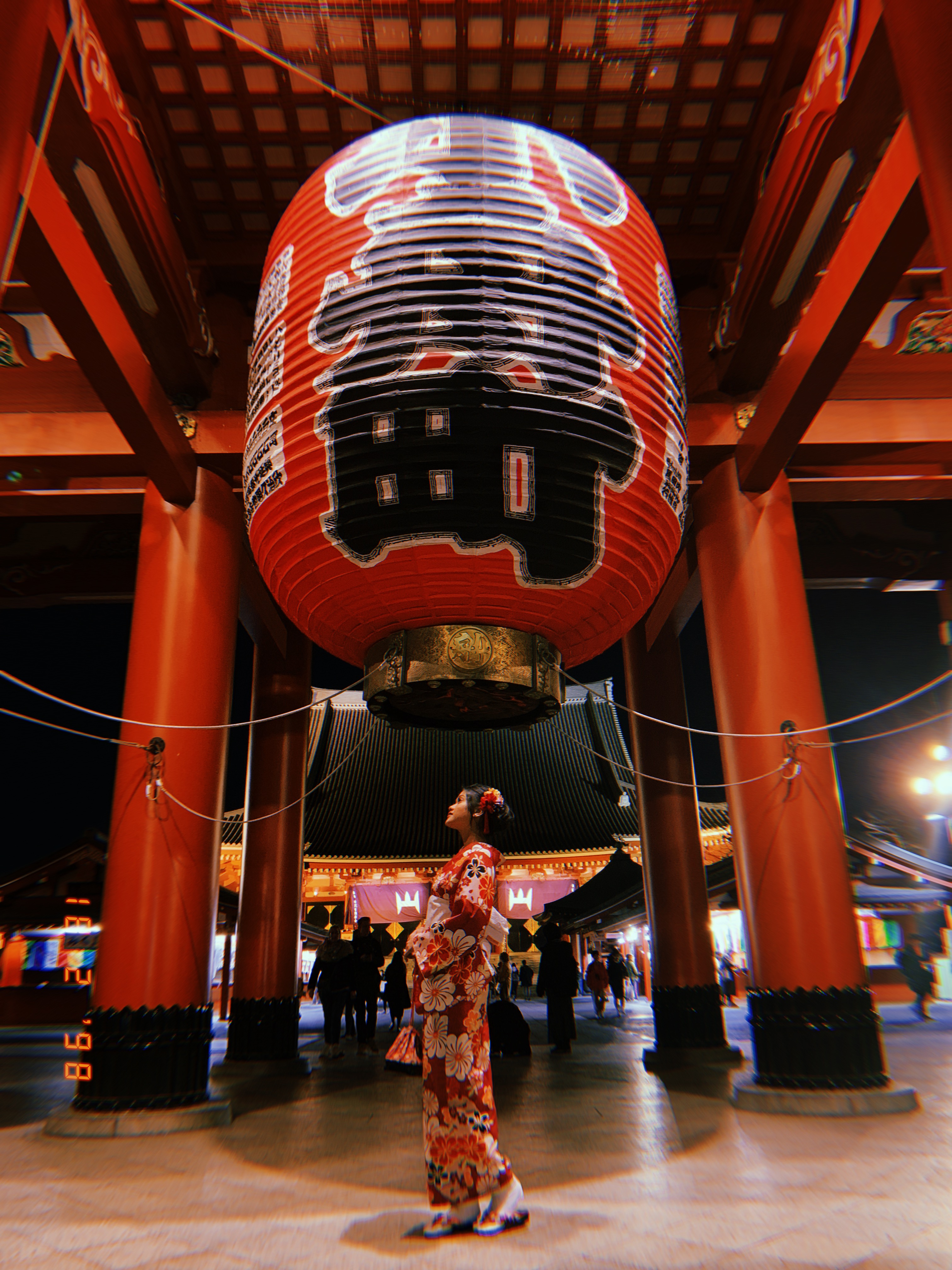 浅草夜の散策♡