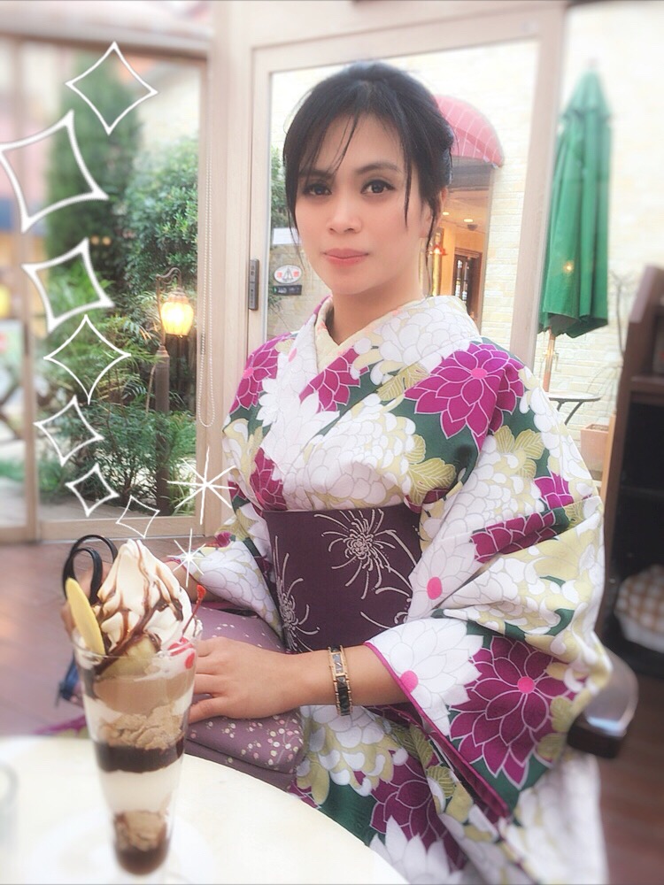 スイーツと着物♪♫