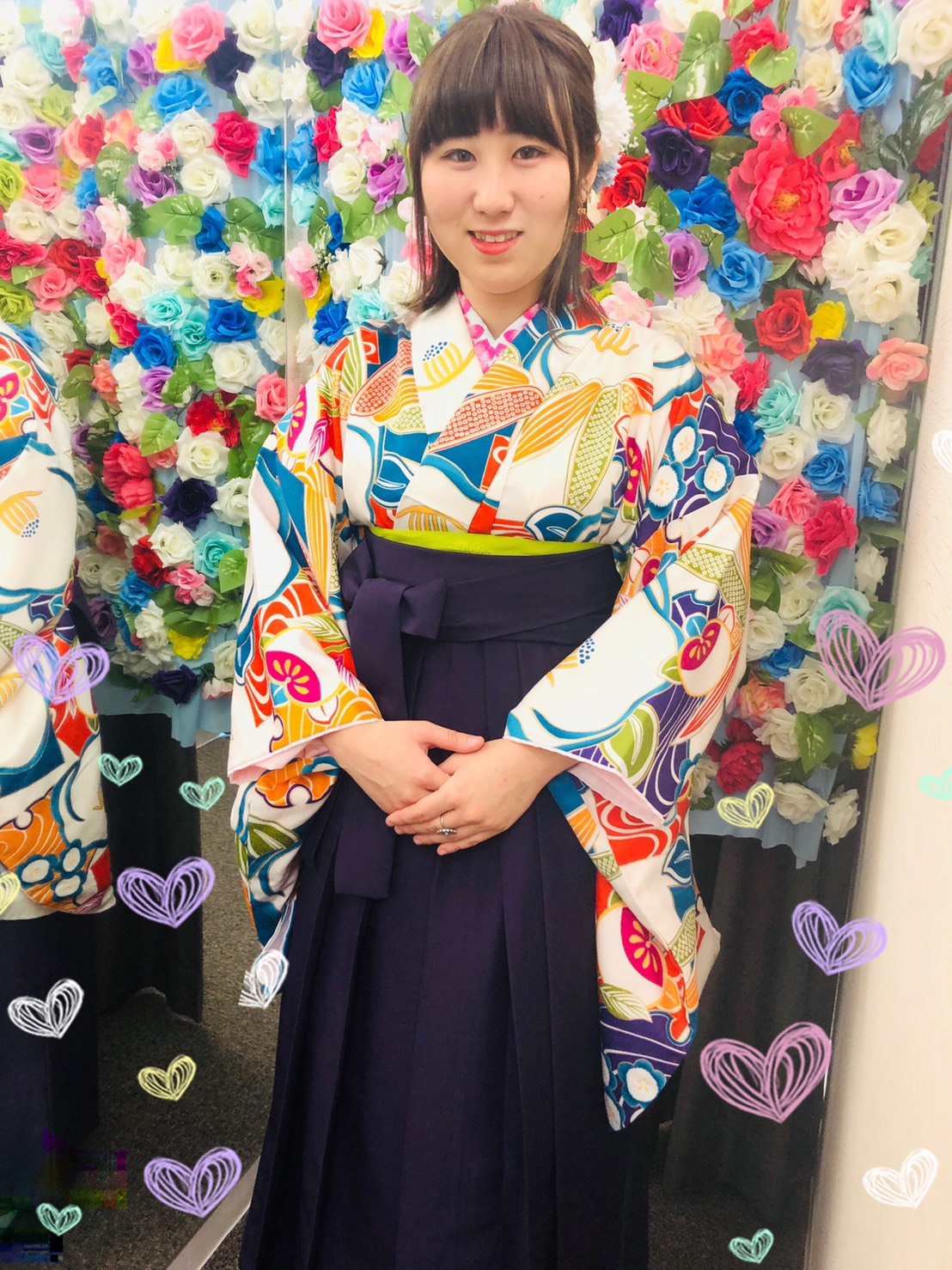 華やか卒業袴♪｜着物レンタルVASARA渋谷店