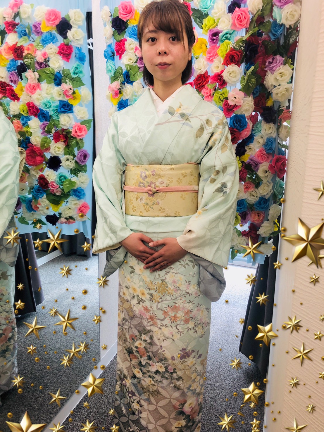 訪問着スリースター★☆★｜着物レンタルVASARA渋谷店