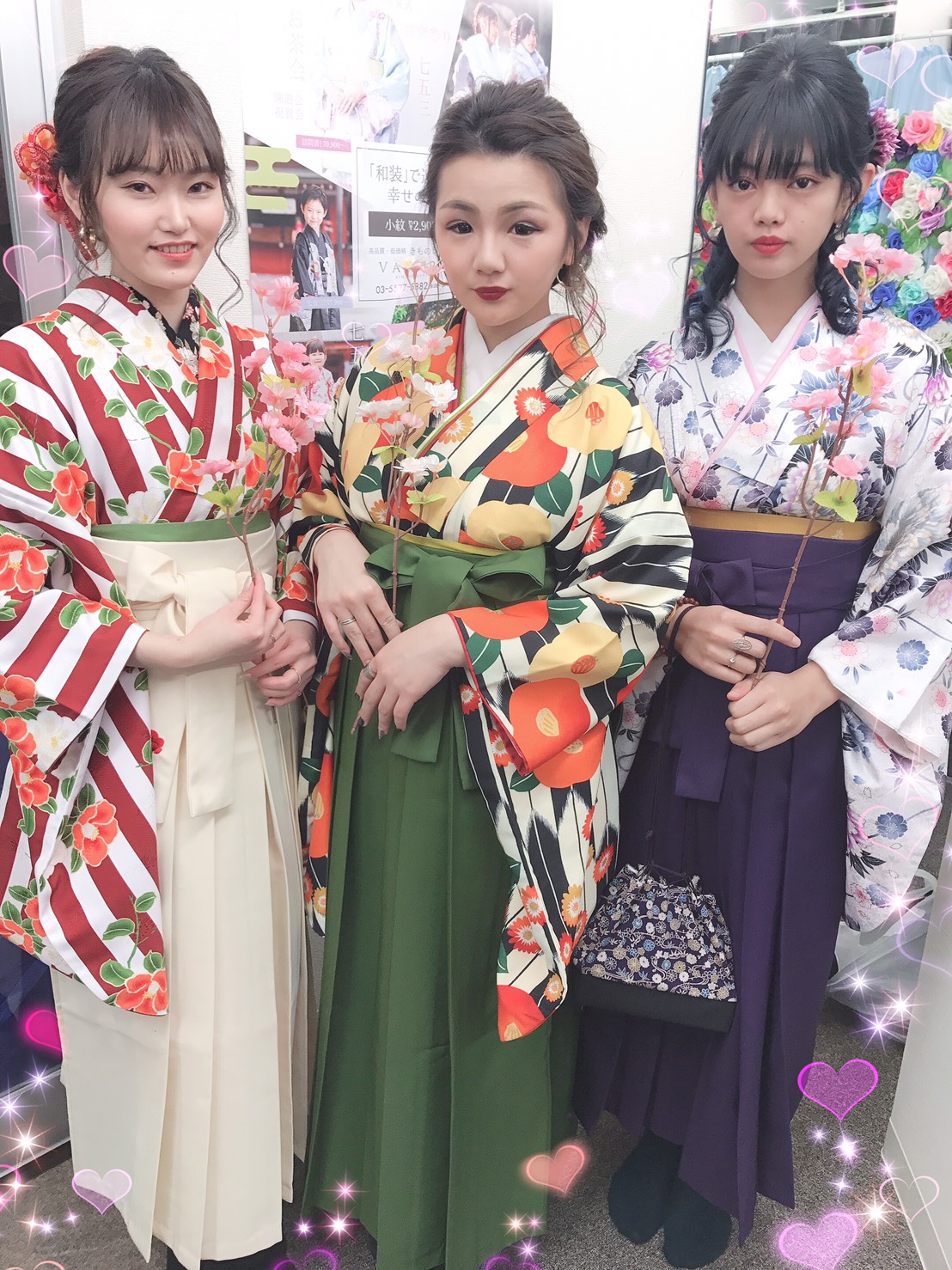 卒業式やお花見に(*´▽｀*)｜着物レンタルVASARA渋谷店