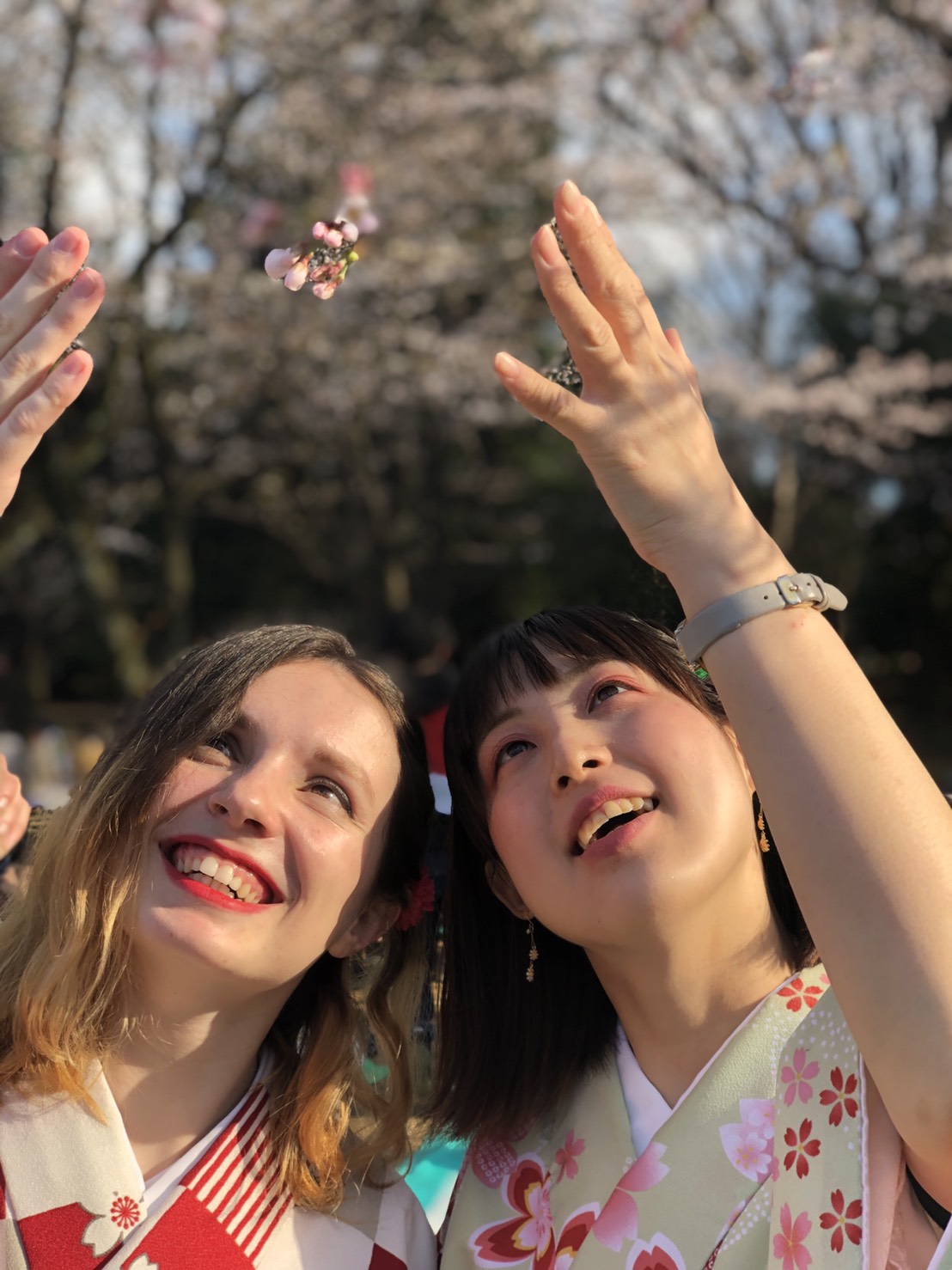 着物で花見♪｜着物レンタルVASARA渋谷店