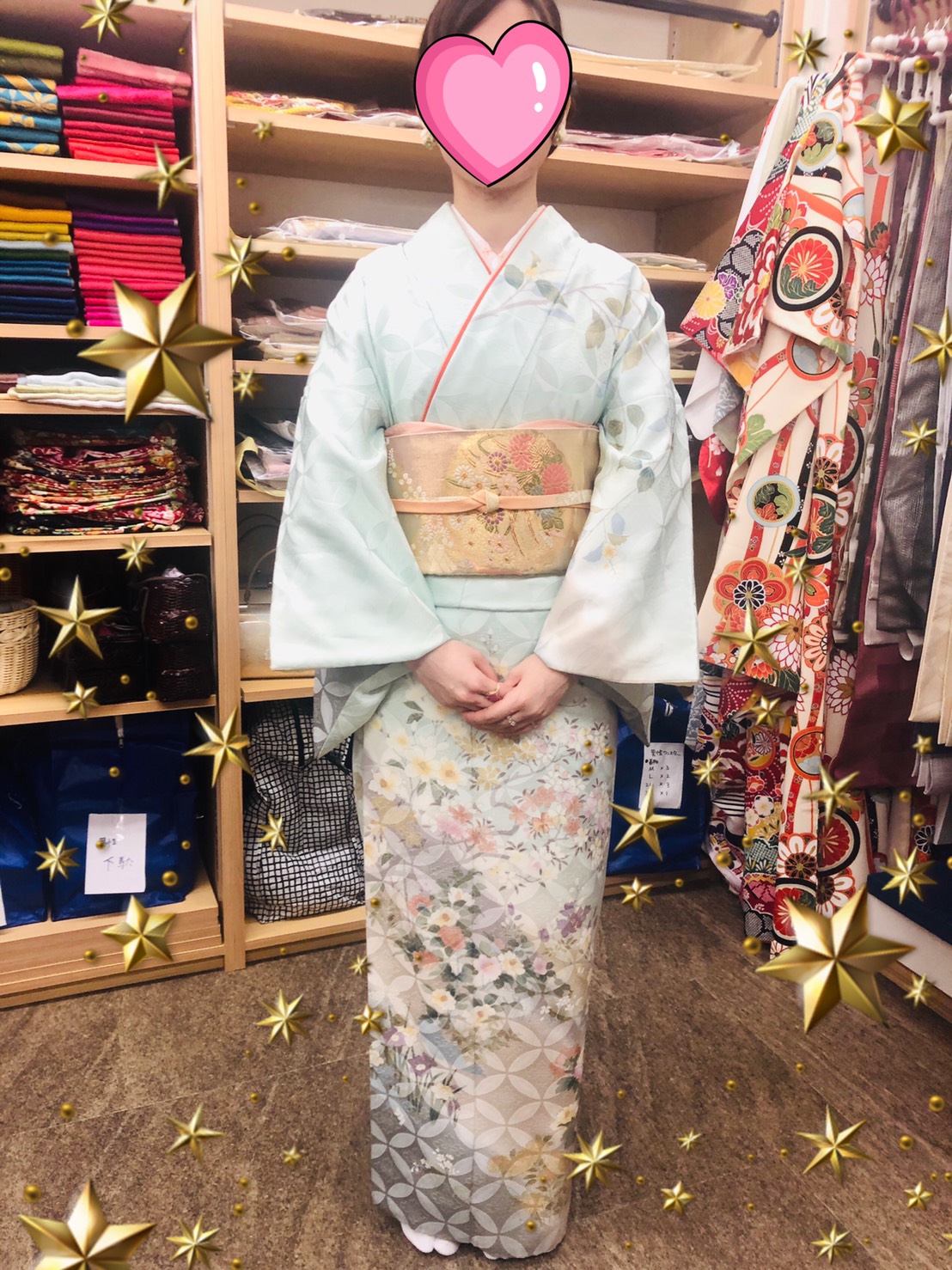 大人気訪問着スリースター★☆★｜着物レンタルVASARA渋谷店