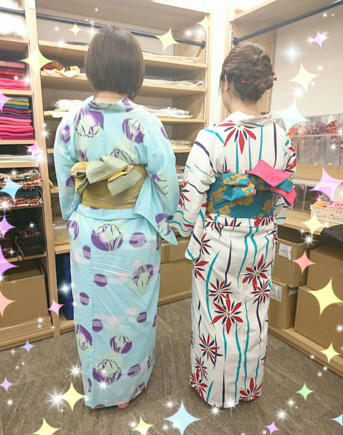お友達同士で♪｜着物レンタルVASARA渋谷店