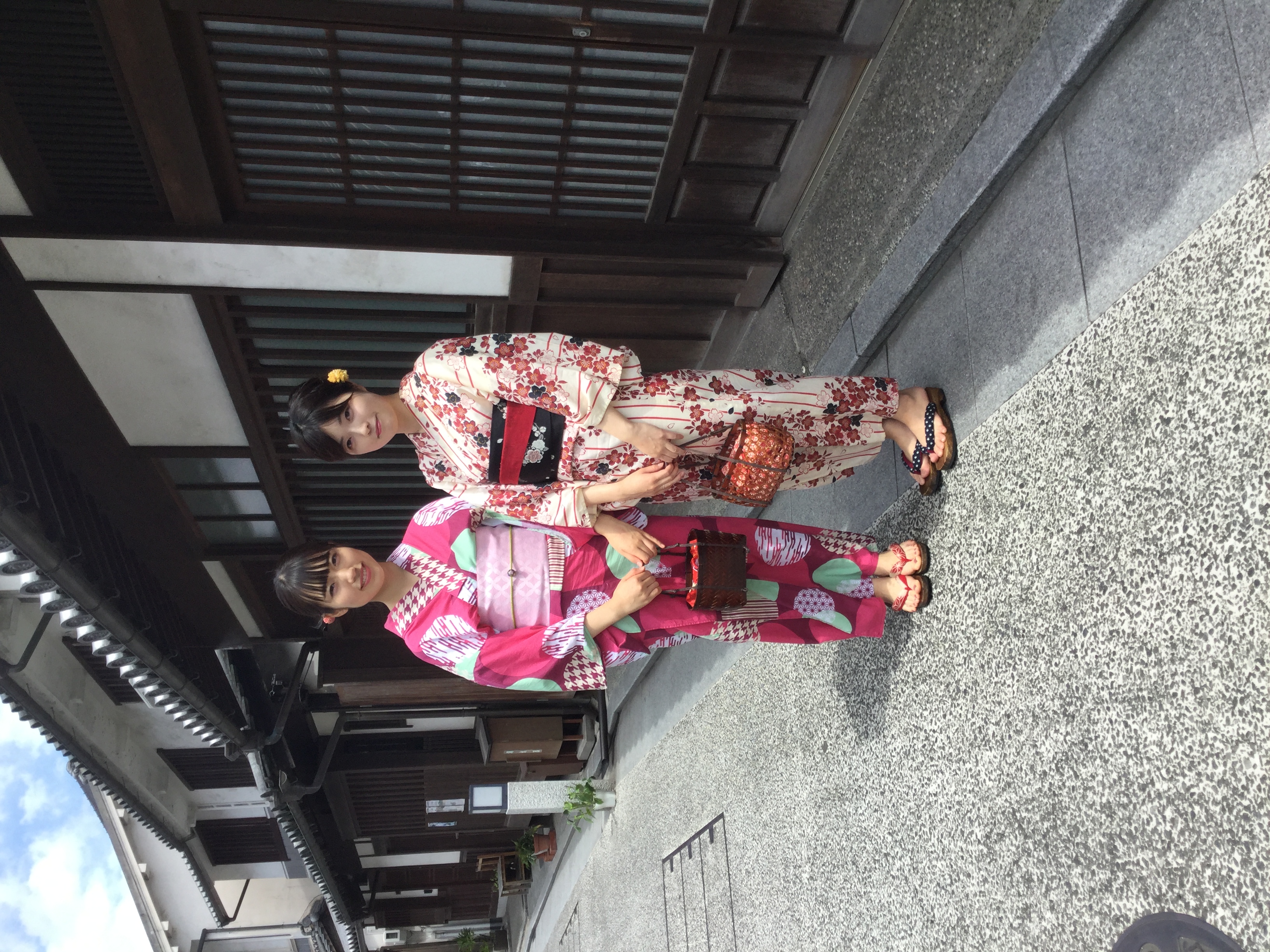 雨上がりの街並み。