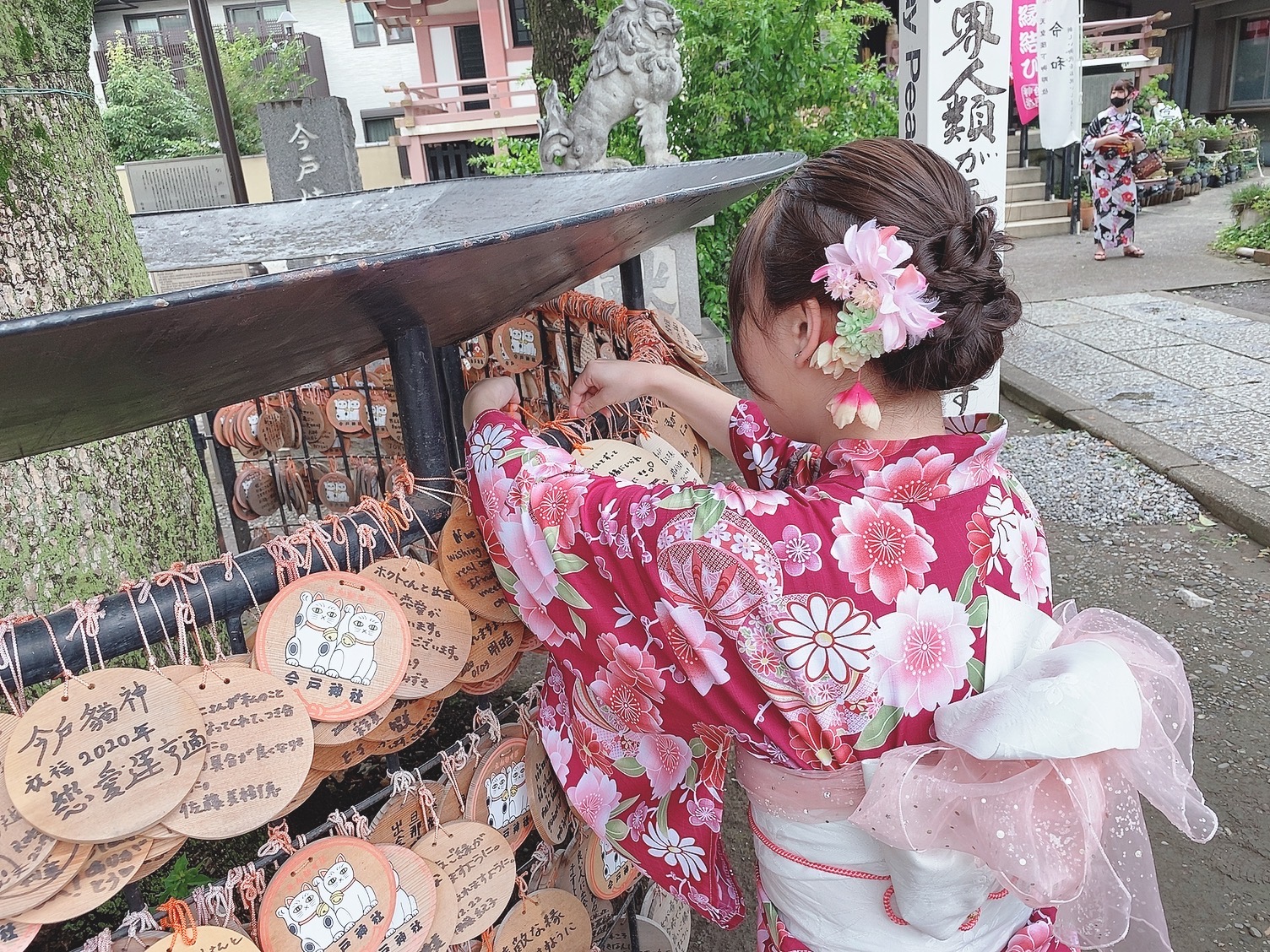 ドラマで話題になった今戸神社で♡♡