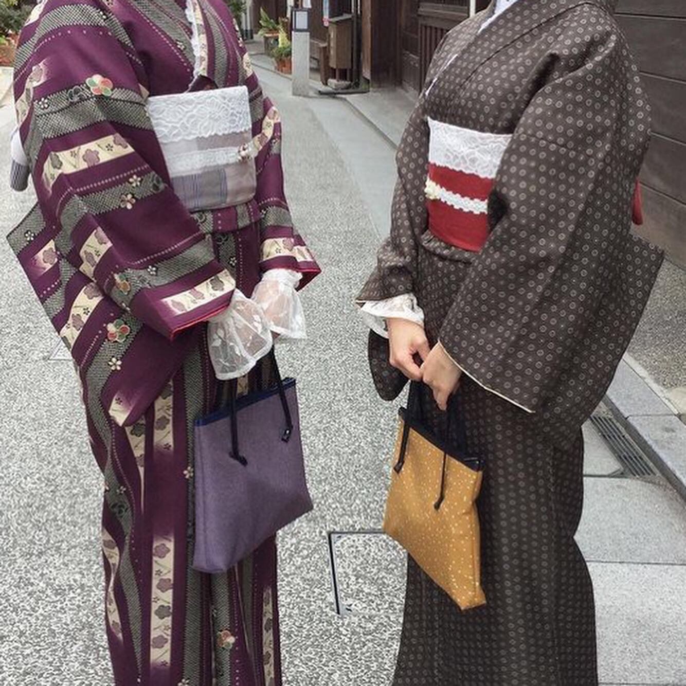 着物で美観地区へ☆