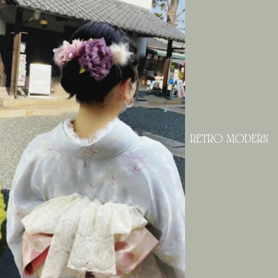 花飾りでさらに華やかに☆