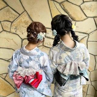 *+:｡.｡浴衣hair｡.｡:+*