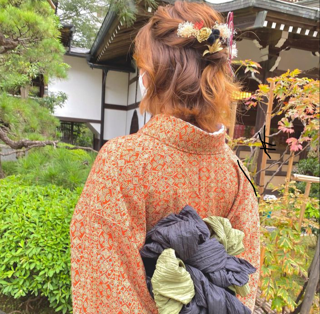 紅葉コーデで川越散策