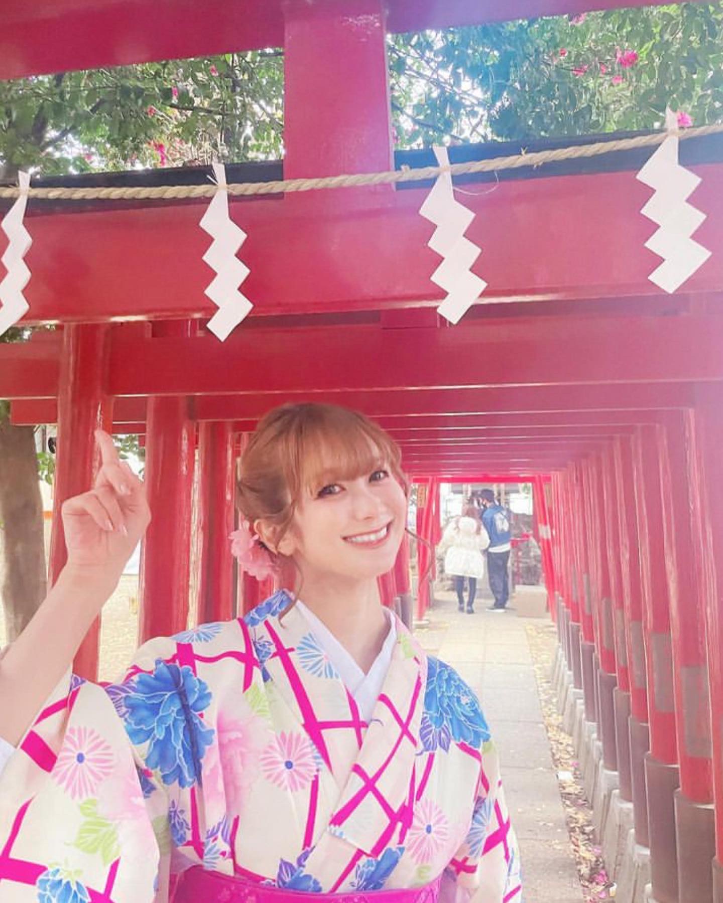 初詣はお着物で♡
