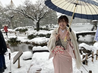 金沢兼六園店♡雪の兼六園