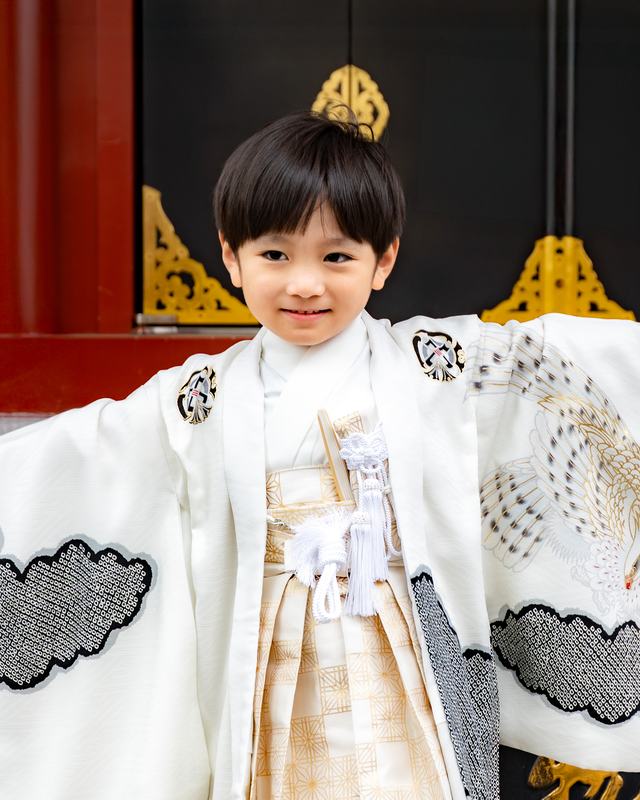 五歳・羽織袴姿のお子様