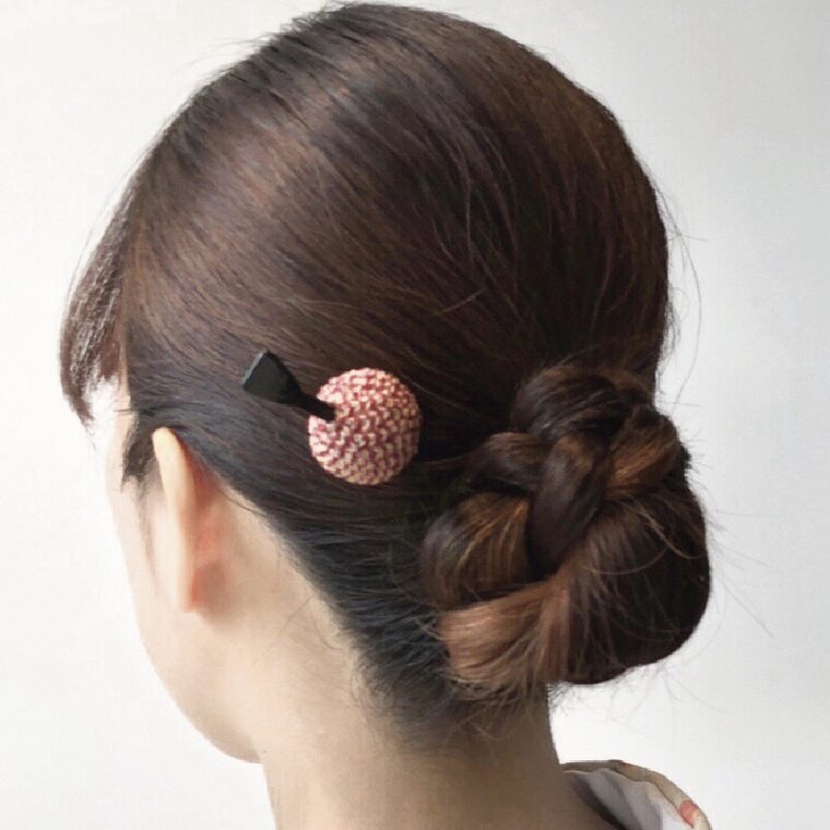 無料ヘアアレンジ まとめ髪スタイル(着物レンタルVASARA)